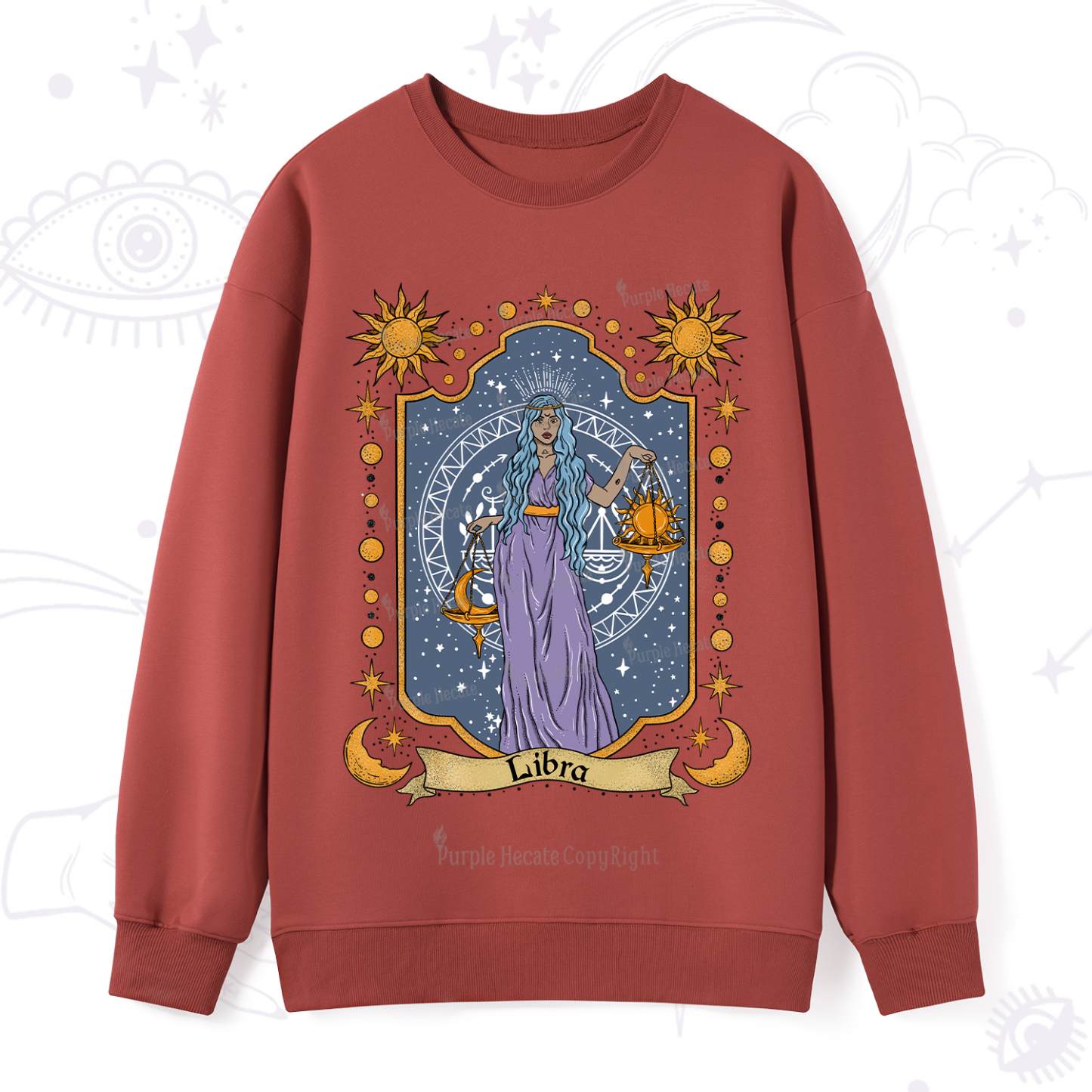 Purplehecate Libra Zodiac Sweatshirt