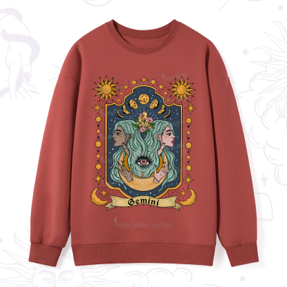 Purplehecate Gemini Zodiac Sweatshirt