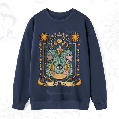 Purplehecate Gemini Zodiac Sweatshirt