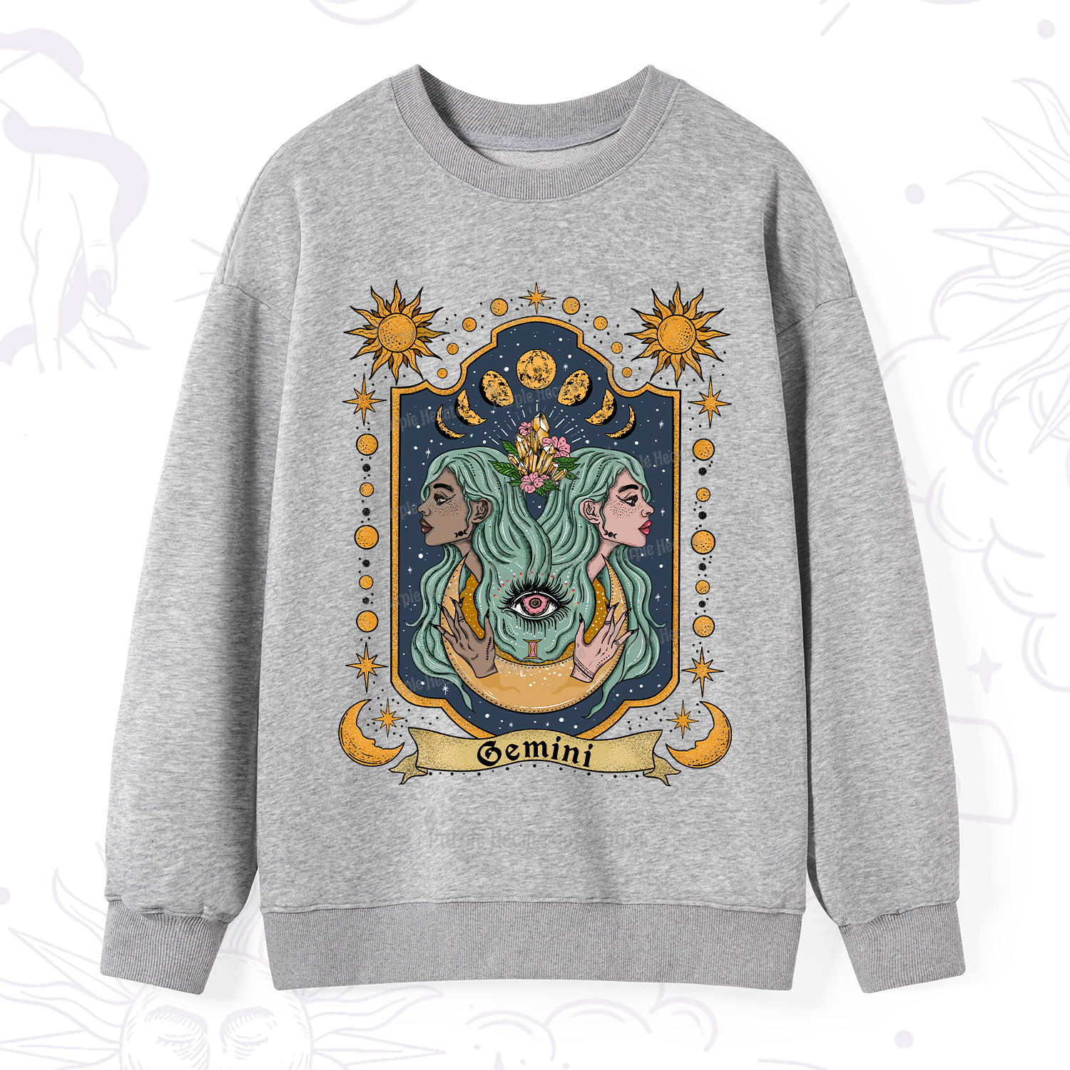 Purplehecate Gemini Zodiac Sweatshirt