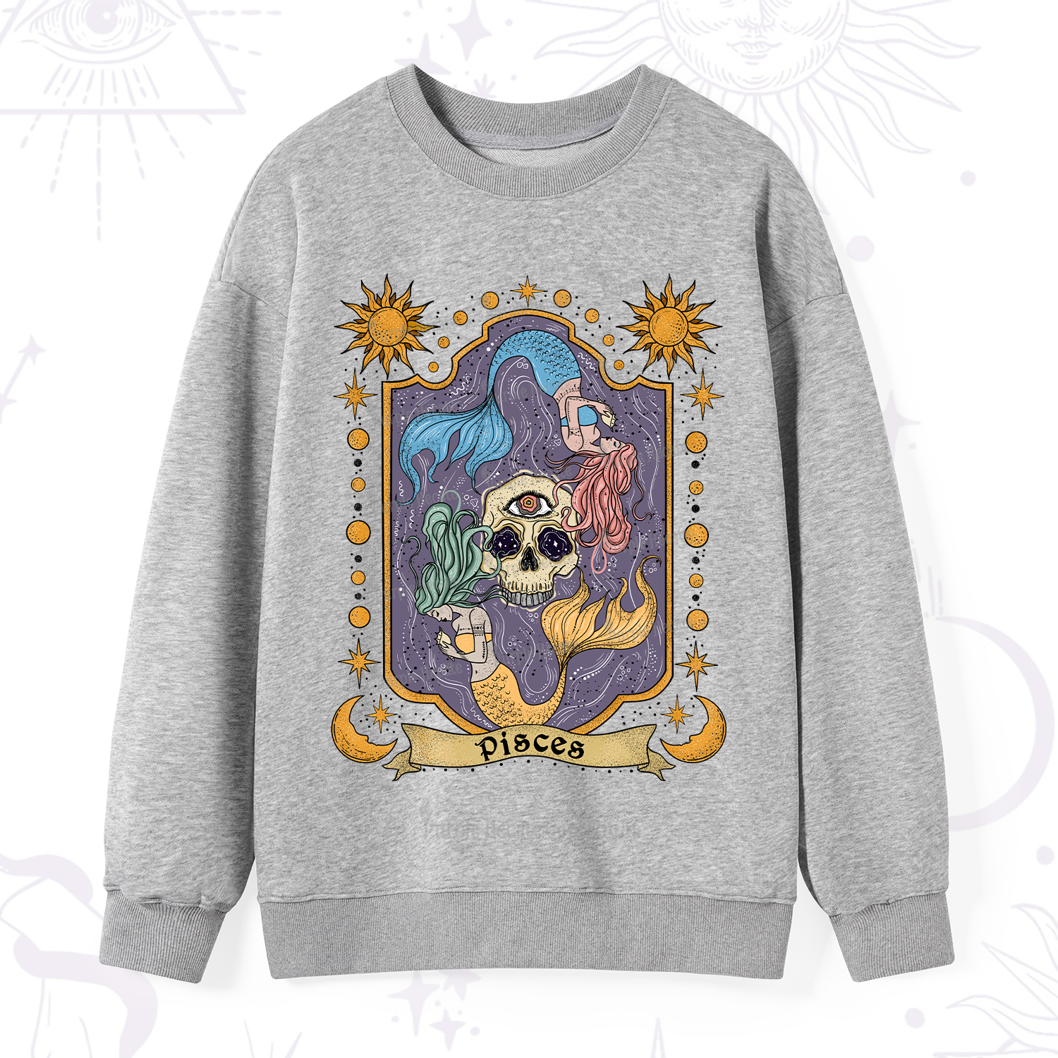 Purplehecate Pisces Zodiac Sweatshirt