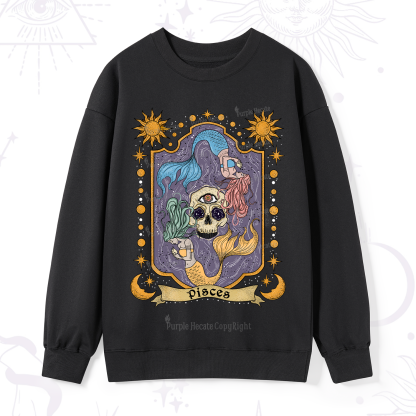 Purplehecate Pisces Zodiac Sweatshirt