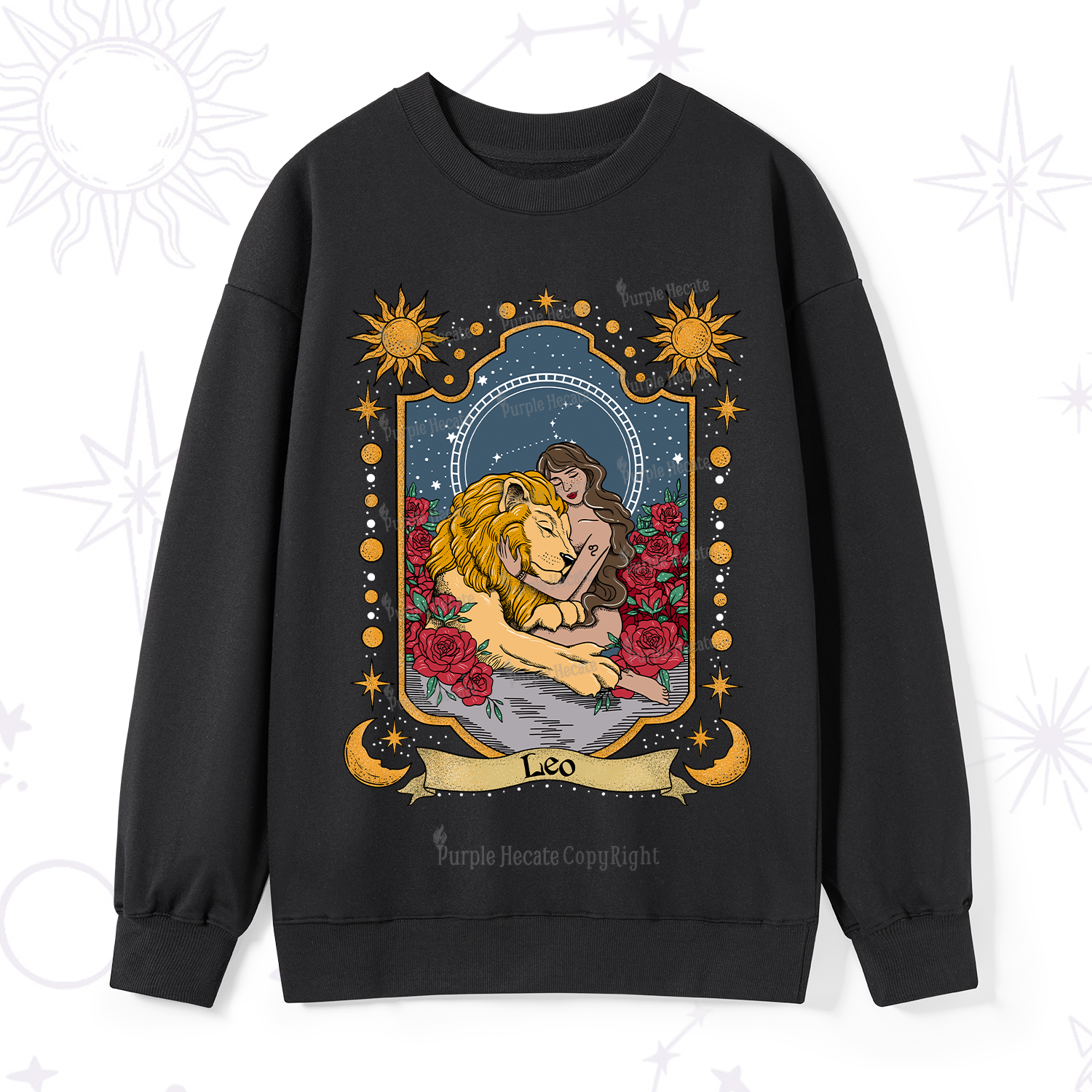 Purplehecate Leo Zodiac Sweatshirt