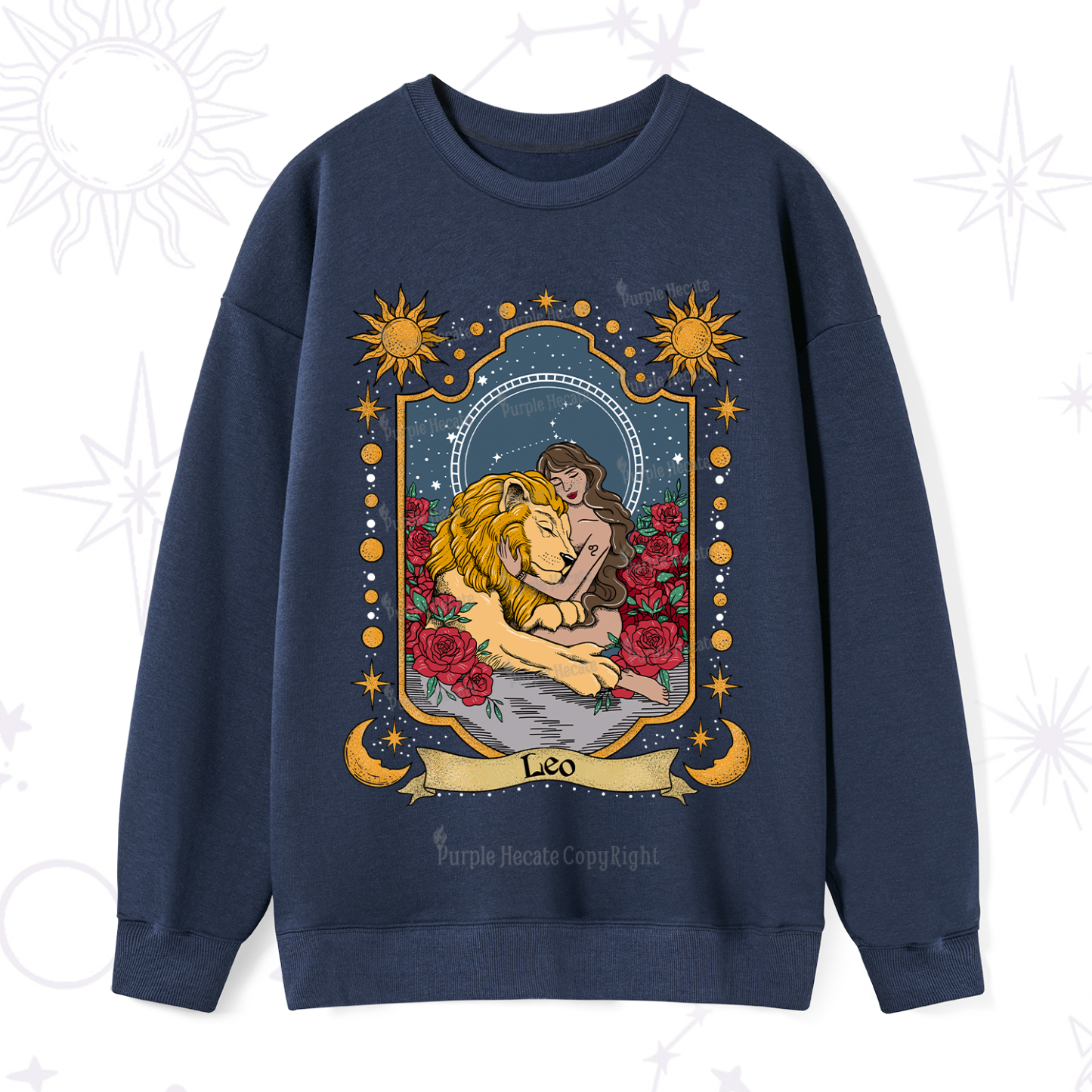 Purplehecate Leo Zodiac Sweatshirt