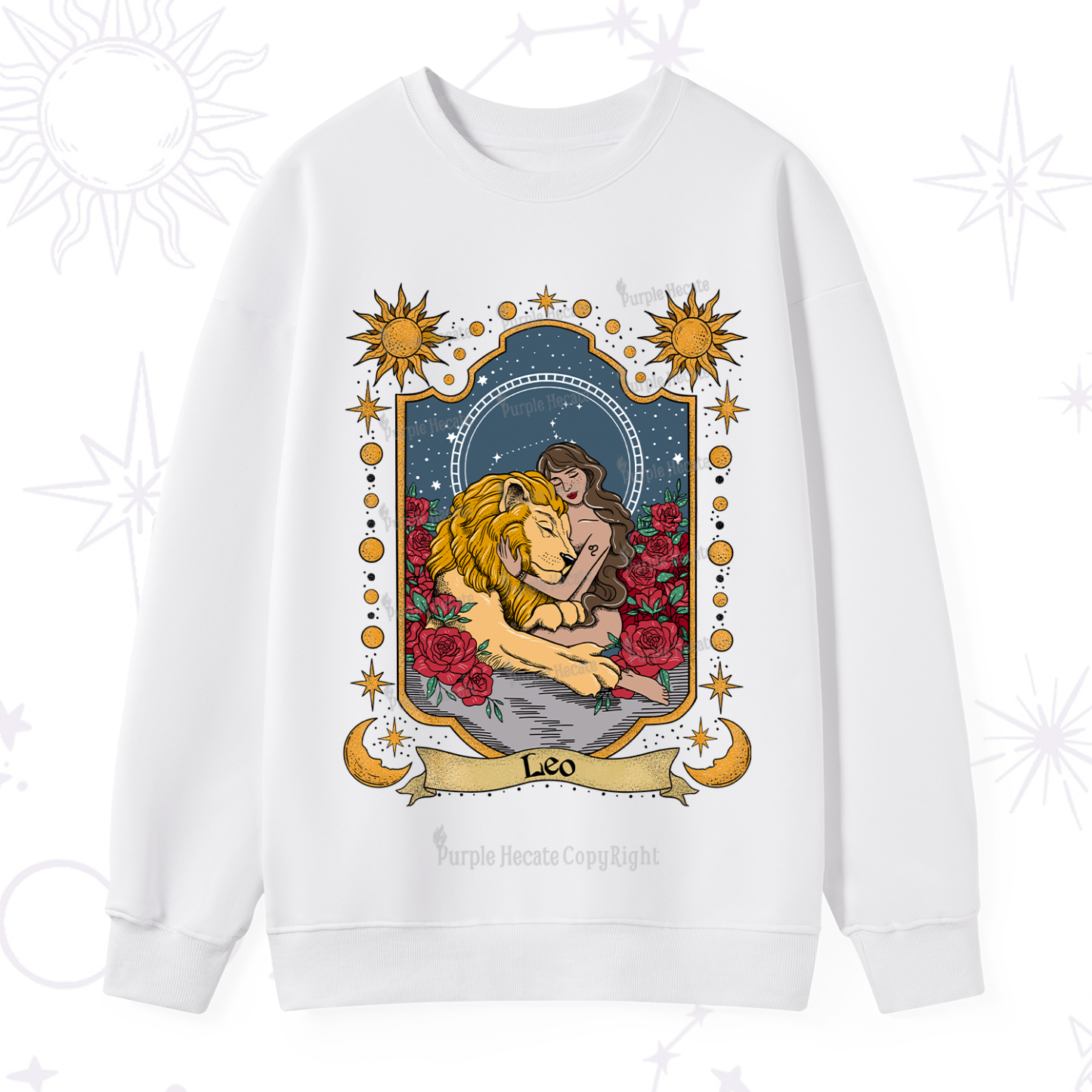 Purplehecate Leo Zodiac Sweatshirt