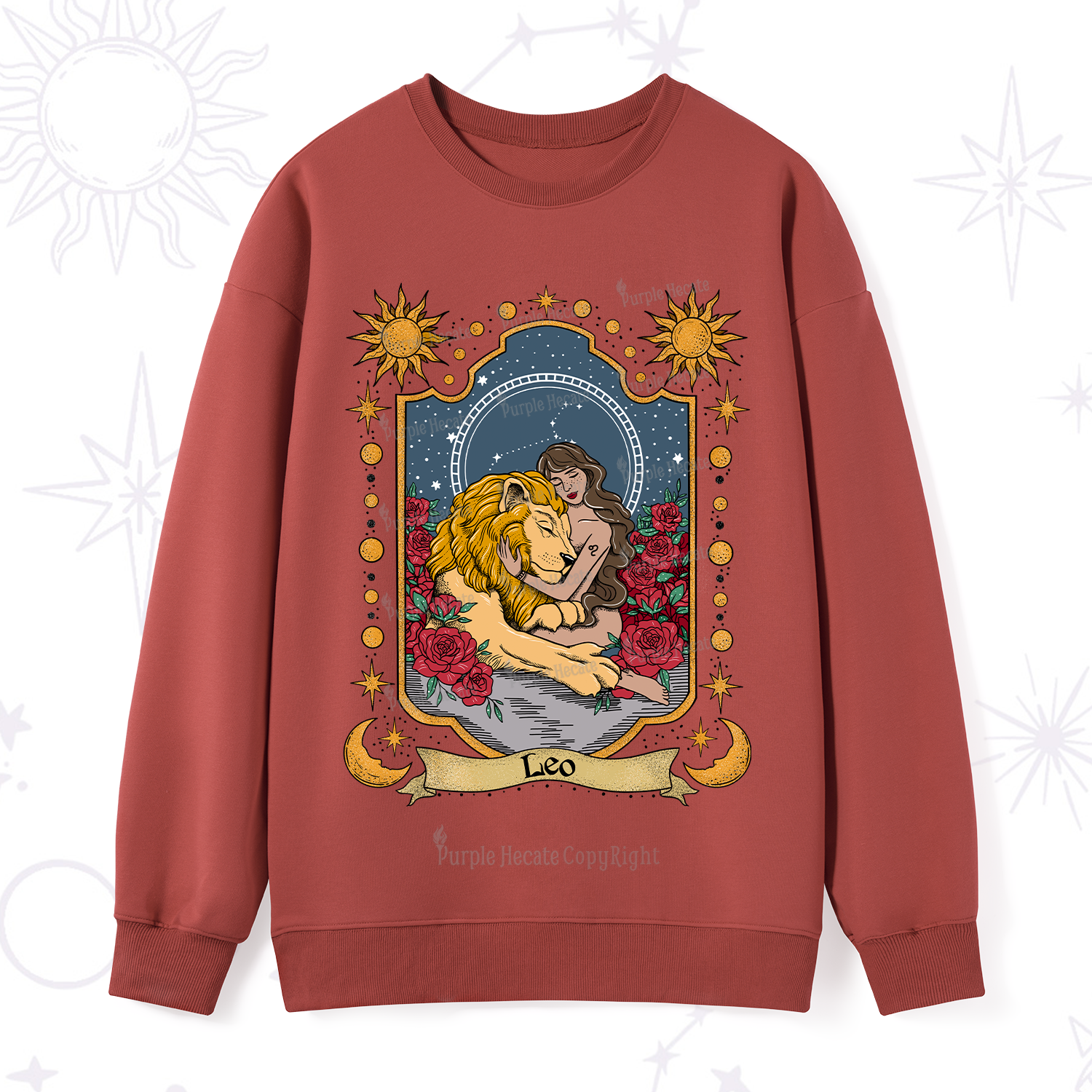 Purplehecate Leo Zodiac Sweatshirt