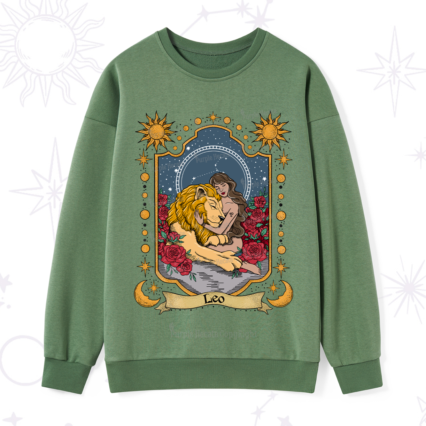 Purplehecate Leo Zodiac Sweatshirt