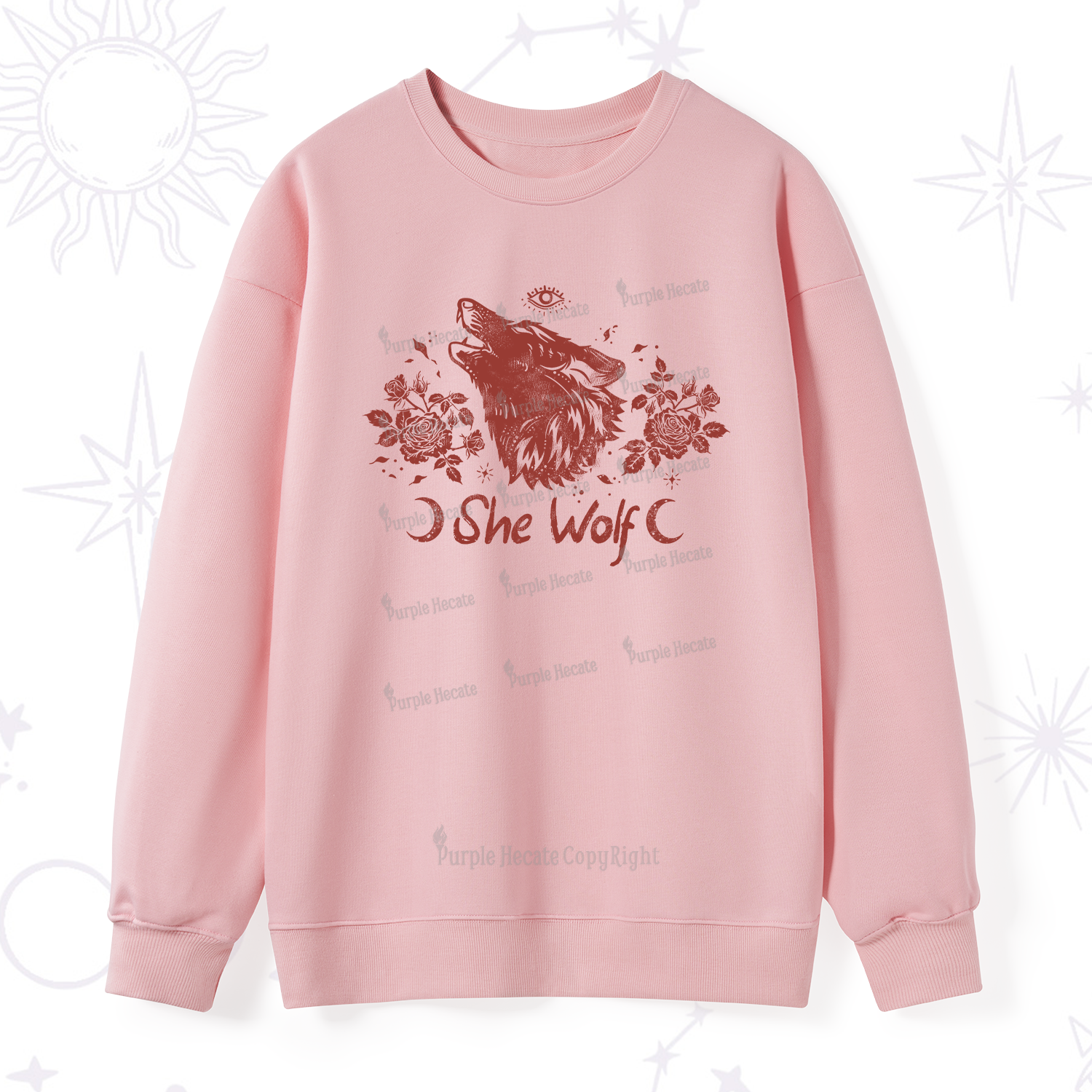 Purplehecate She Wolf Sweatshirt
