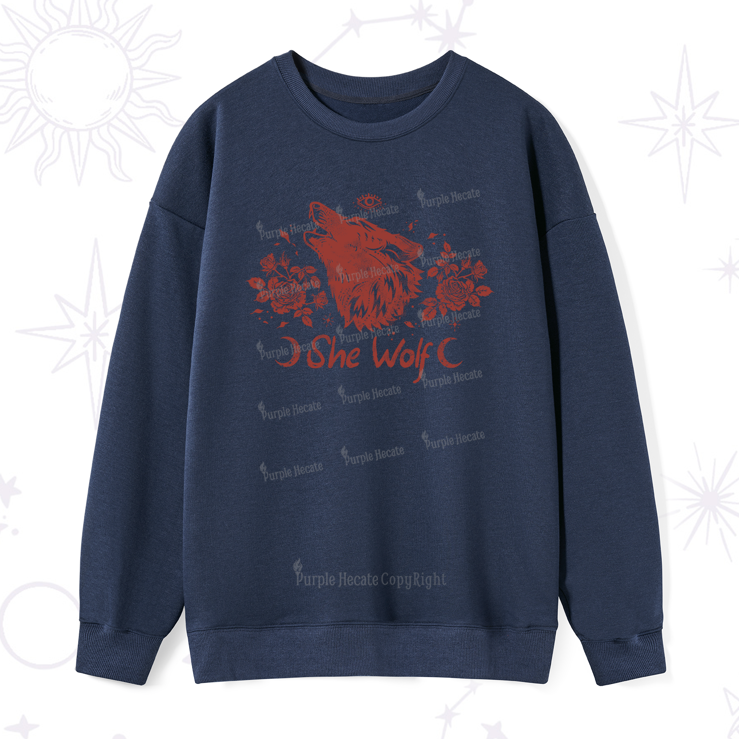 Purplehecate She Wolf Sweatshirt
