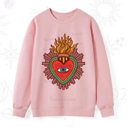 Purplehecate Sacred Heart Sweatshirt