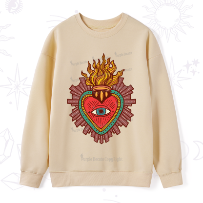 Purplehecate Sacred Heart Sweatshirt