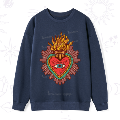 Purplehecate Sacred Heart Sweatshirt