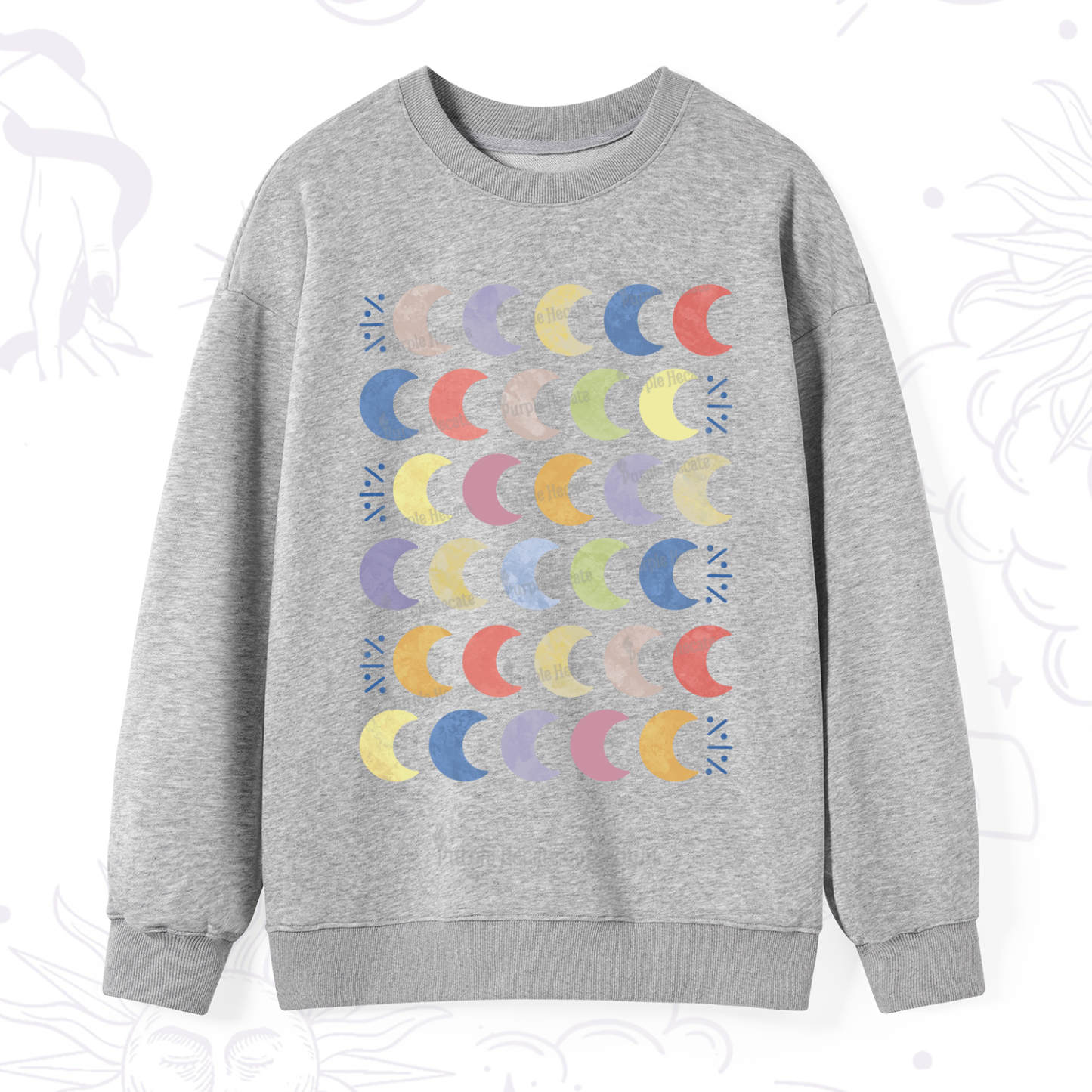 Purplehecate Every Phase Of Me Sweatshirt