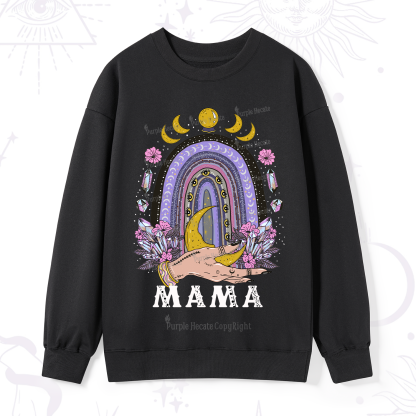 Purplehecate Gothic Mama Rainbow Sweatshirt