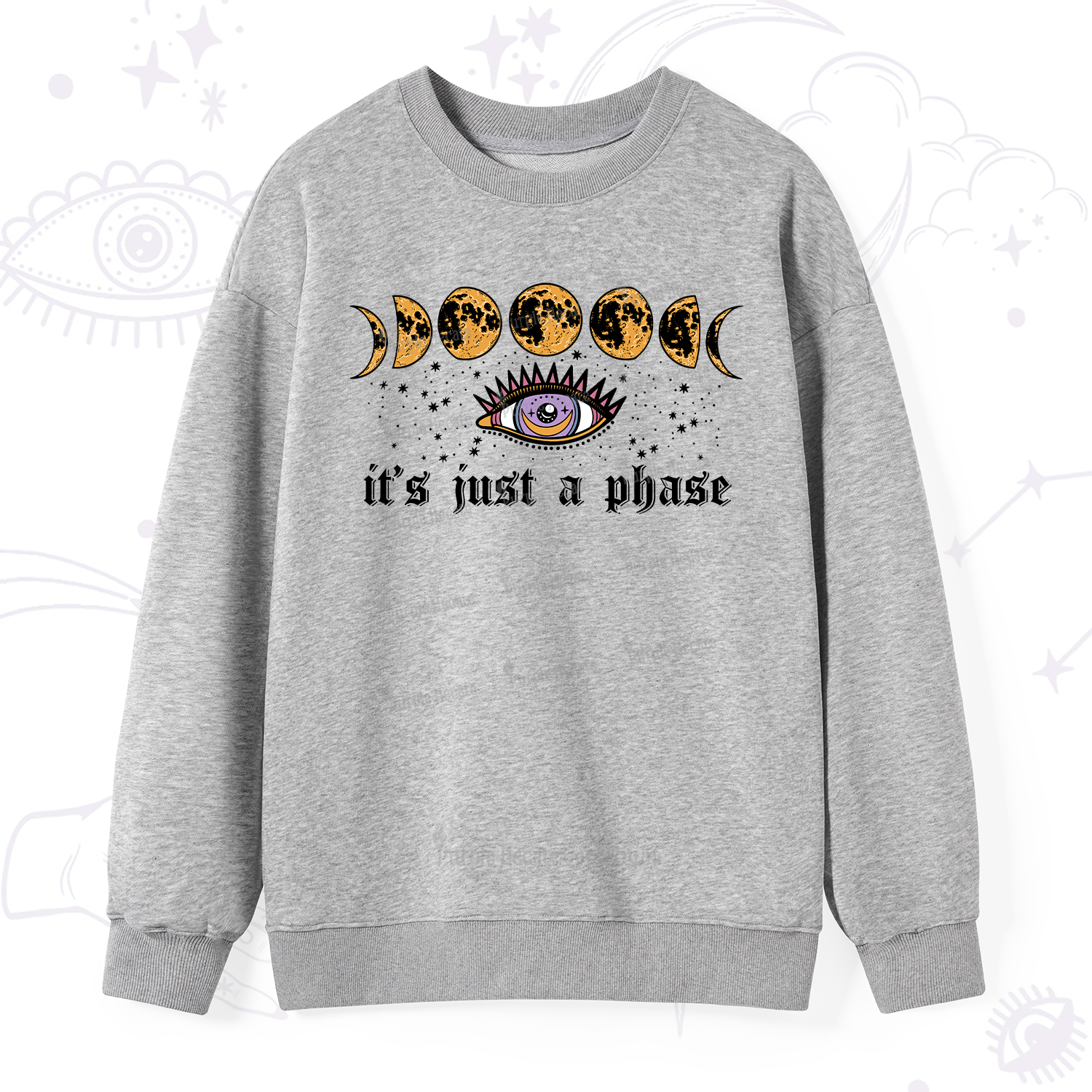 Purplehecate It's Just A Phase Sweatshirt