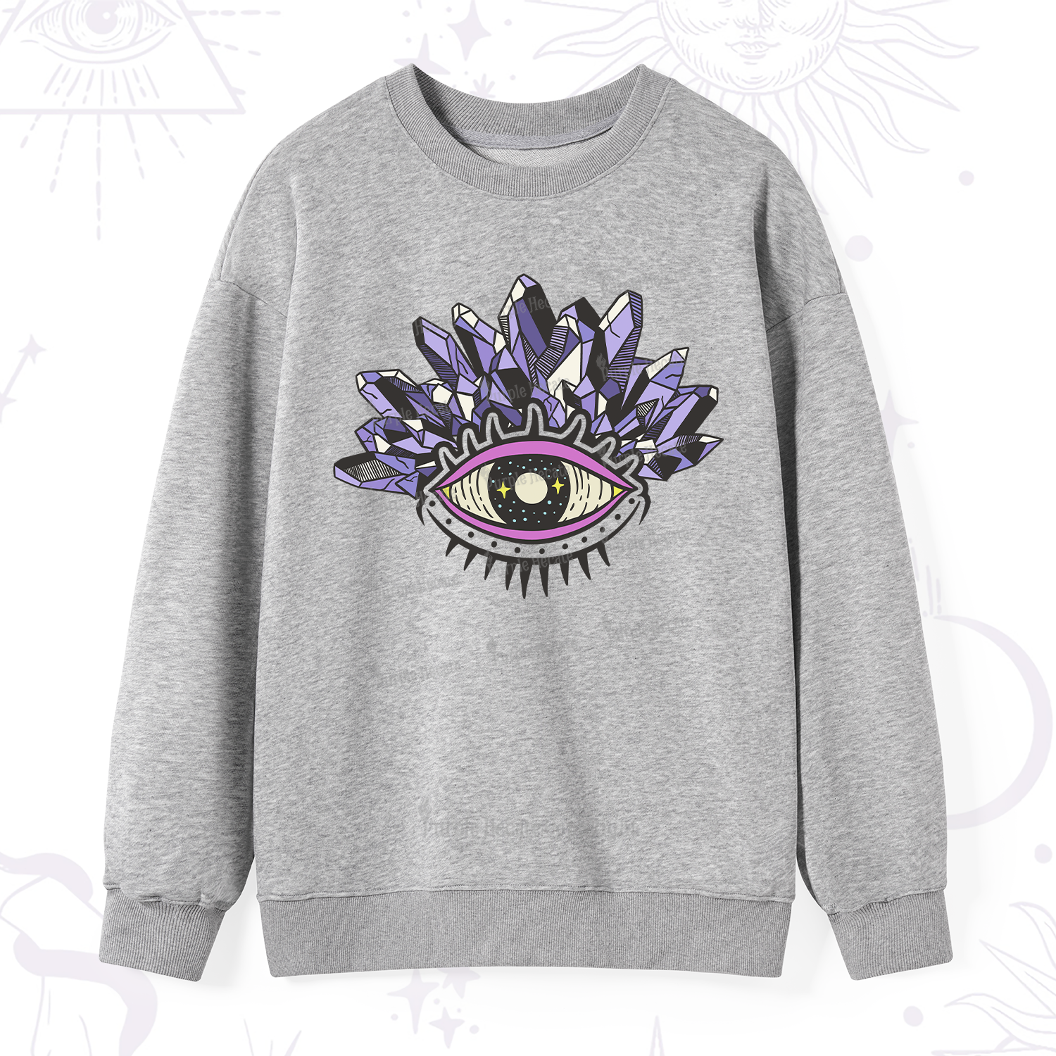 Purplehecate Crystal Eye Sweatshirt