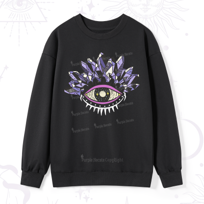Purplehecate Crystal Eye Sweatshirt