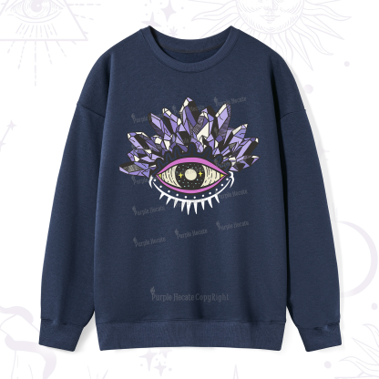 Purplehecate Crystal Eye Sweatshirt