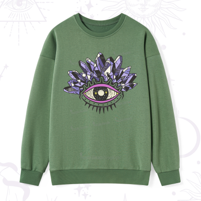 Purplehecate Crystal Eye Sweatshirt