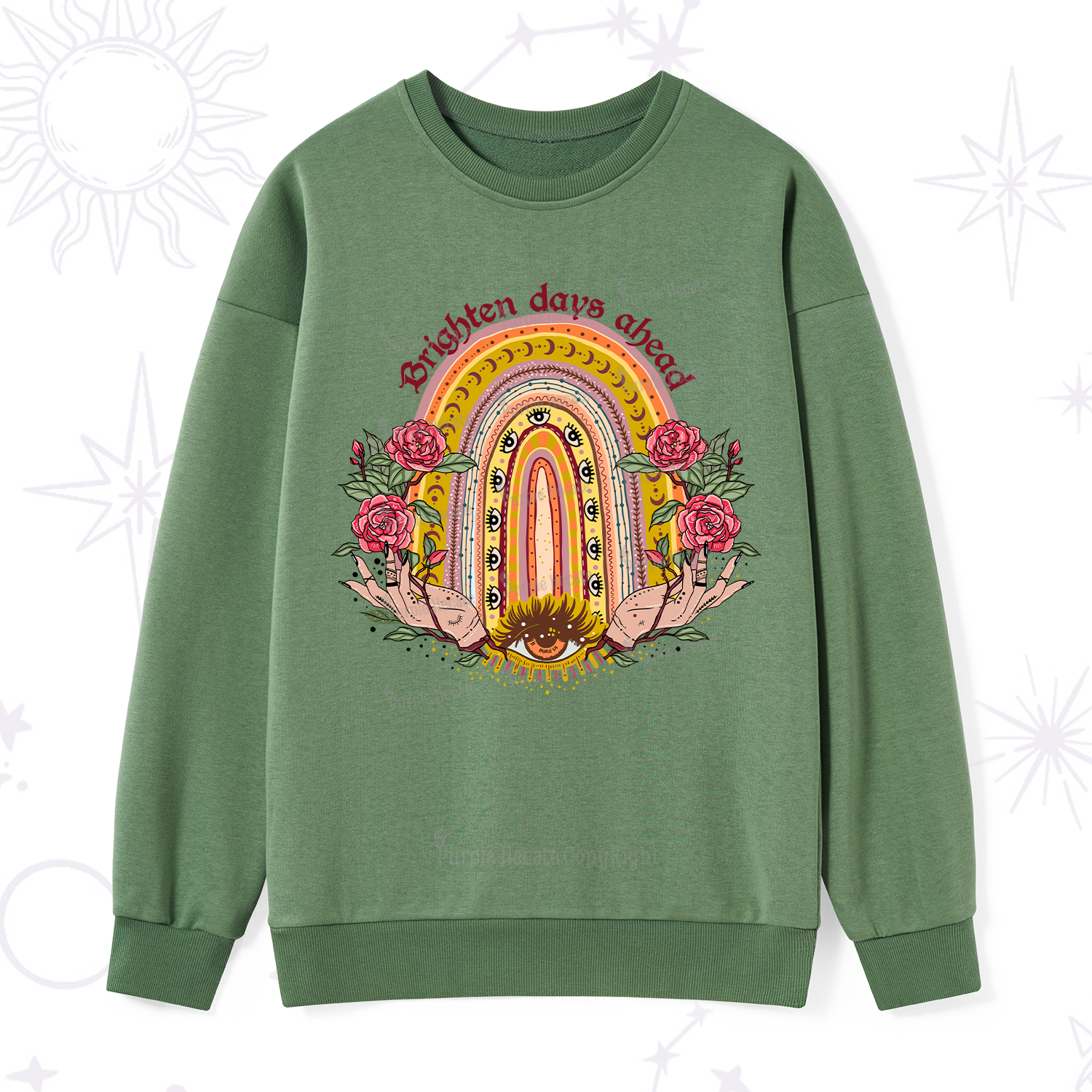 Purplehecate Brighten Days Ahead Sweatshirt