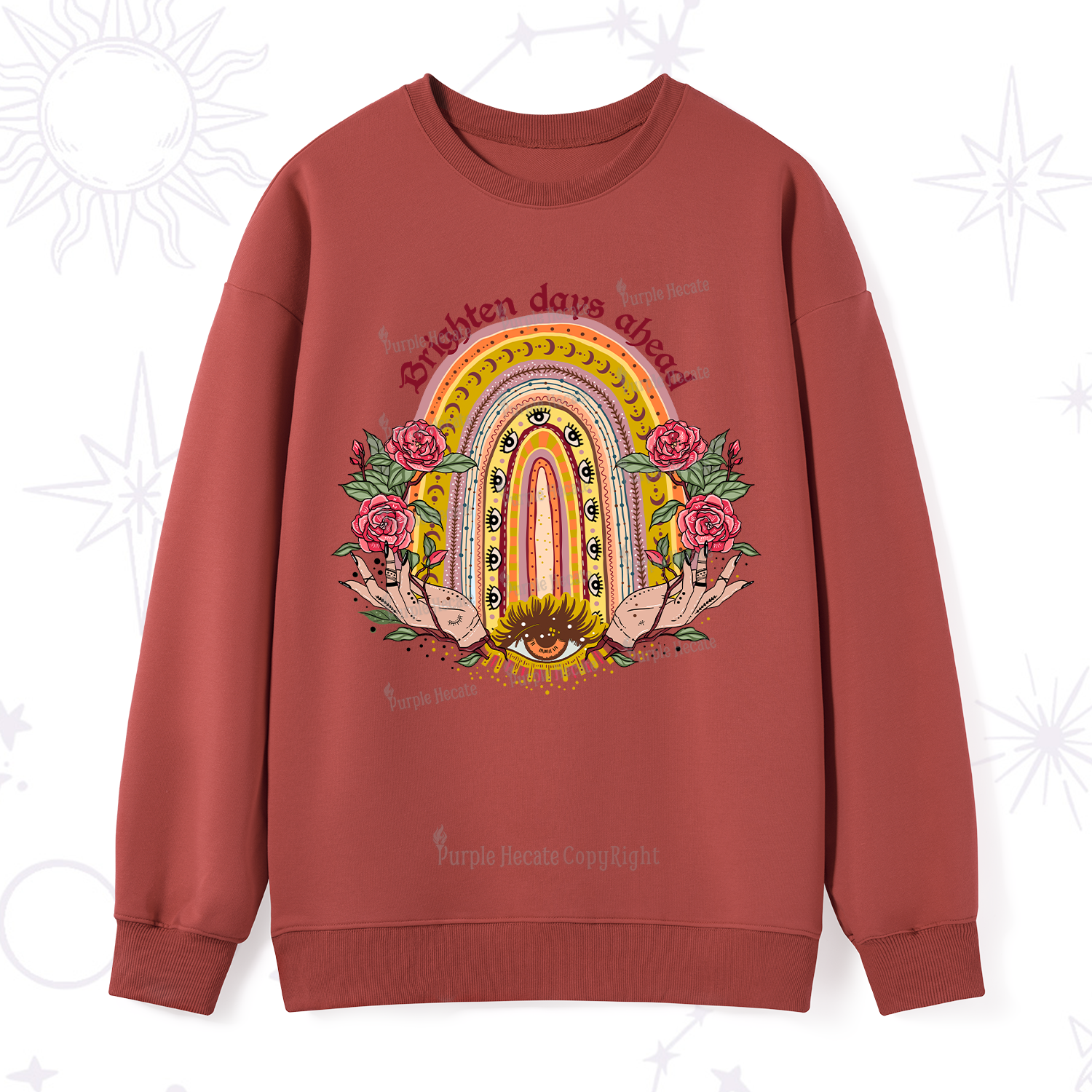 Purplehecate Brighten Days Ahead Sweatshirt