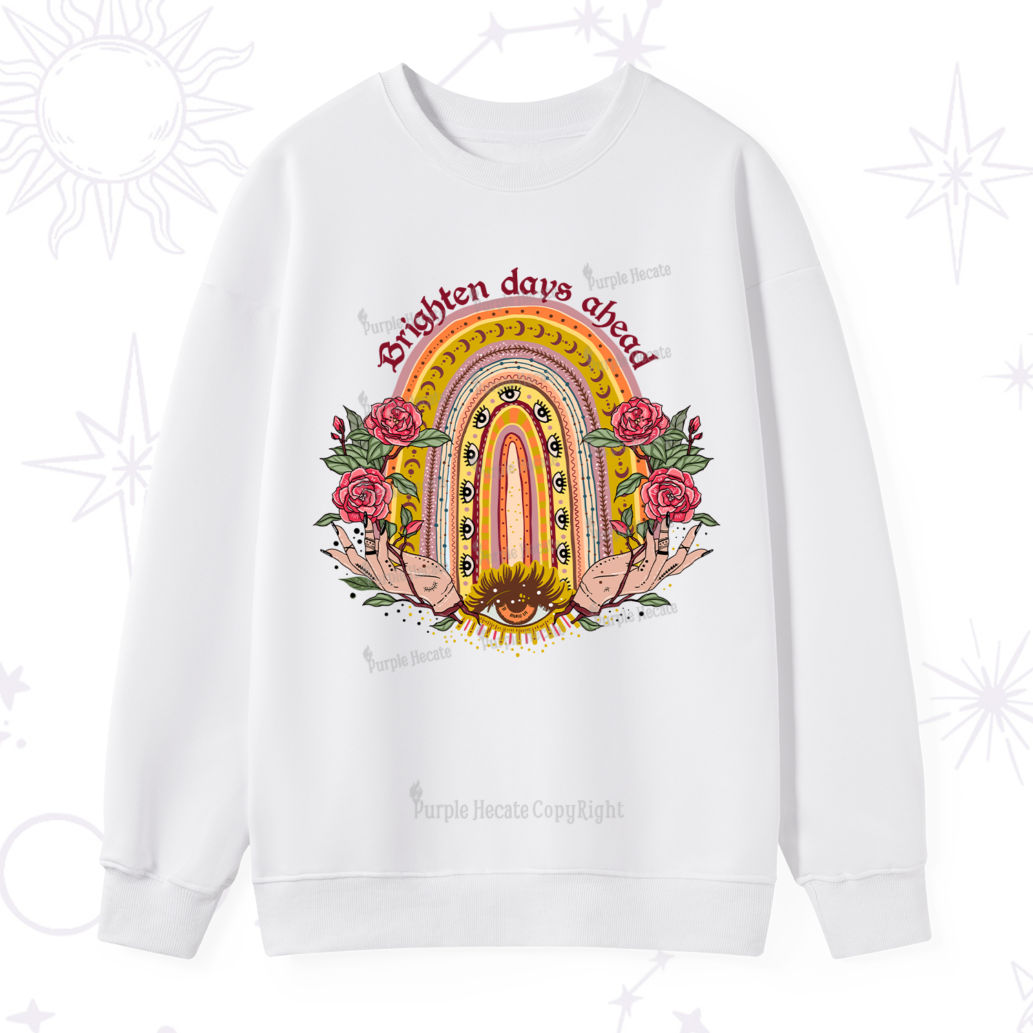 Purplehecate Brighten Days Ahead Sweatshirt