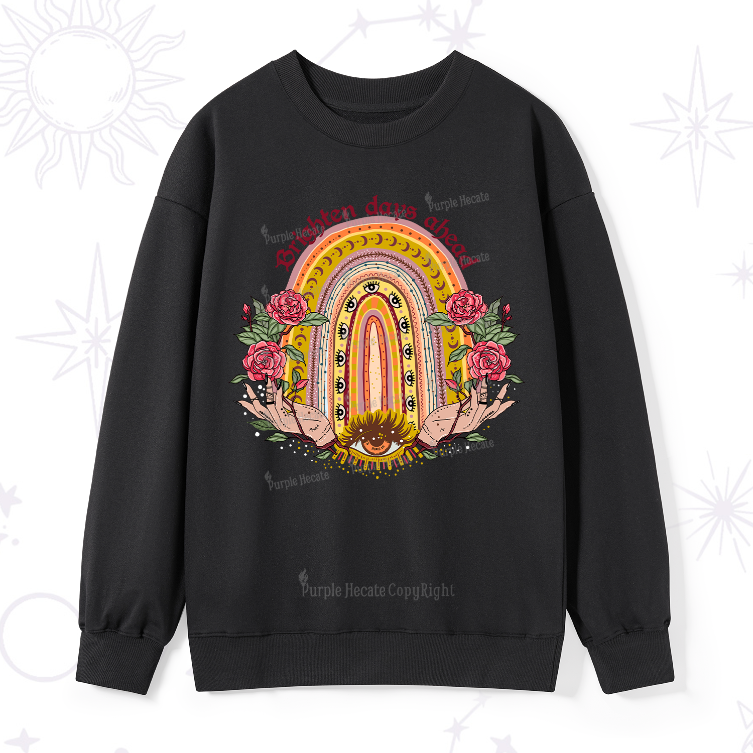 Purplehecate Brighten Days Ahead Sweatshirt