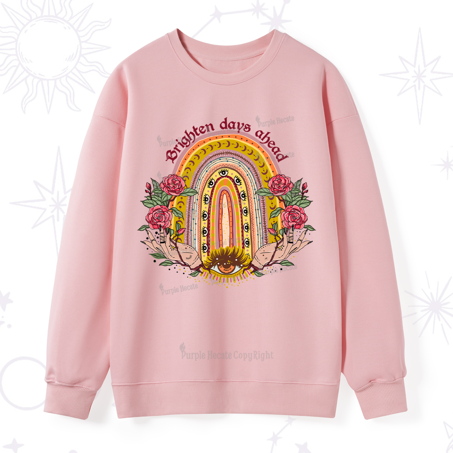 Purplehecate Brighten Days Ahead Sweatshirt