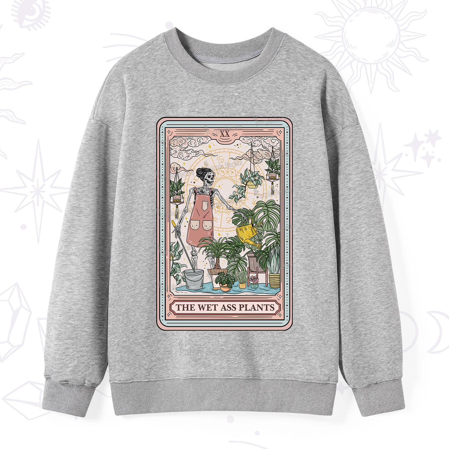 Purplehecate The Wet Ass Plants Tarot Sweatshirt