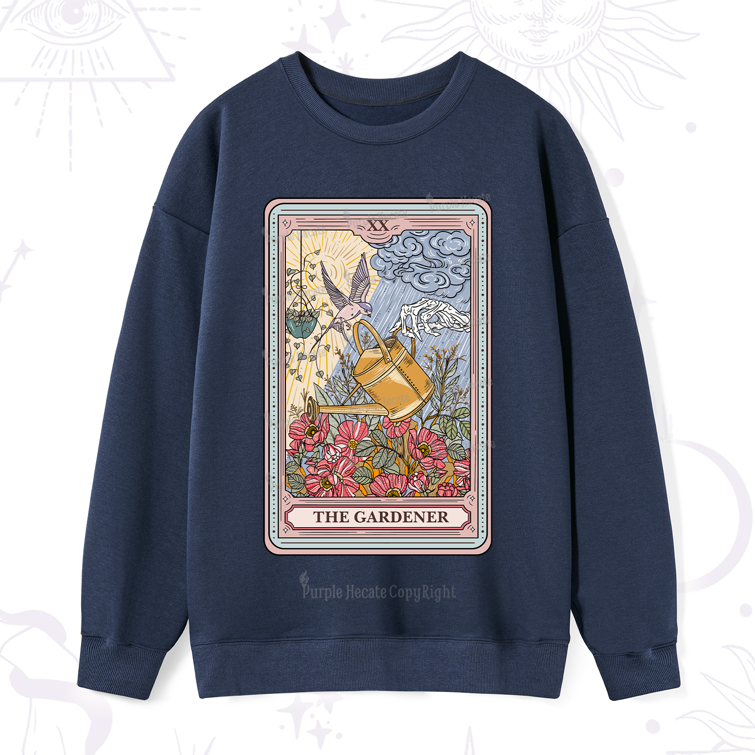 Purplehecate The Gardener Tarot Sweatshirt
