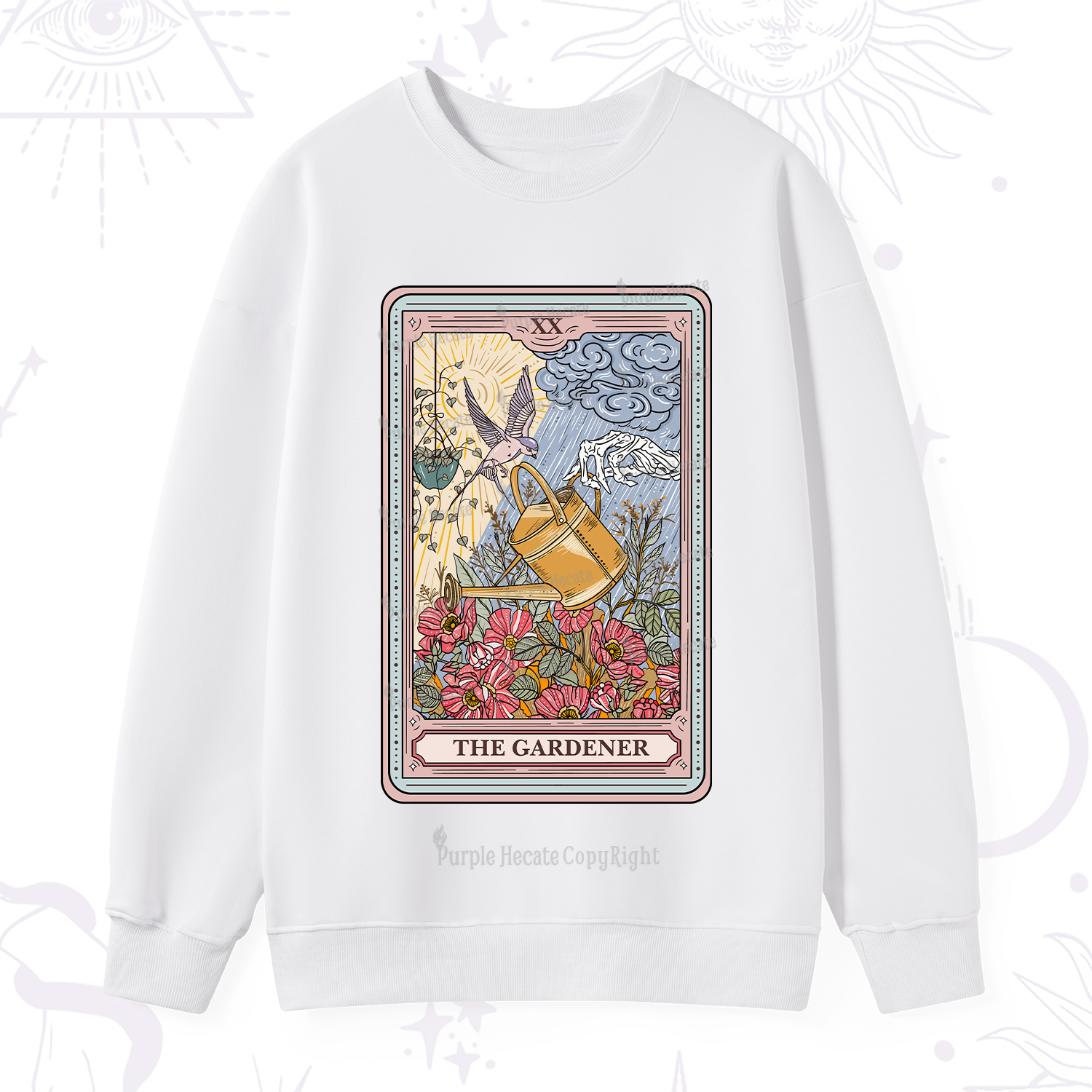 Purplehecate The Gardener Tarot Sweatshirt