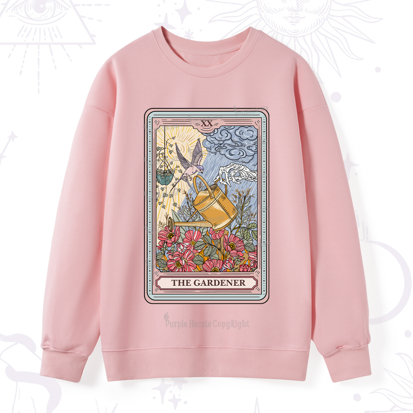 Purplehecate The Gardener Tarot Sweatshirt