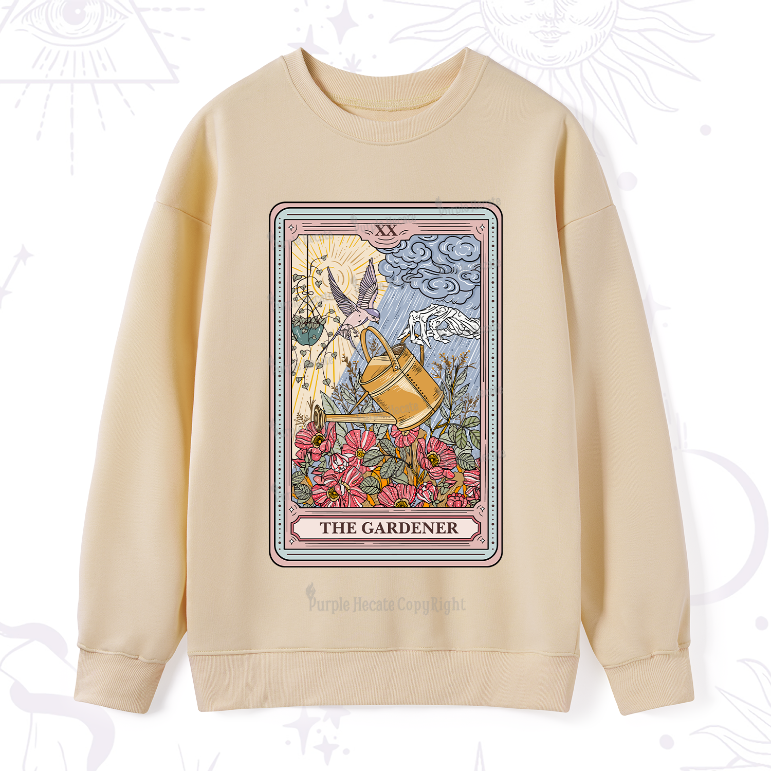 Purplehecate The Gardener Tarot Sweatshirt