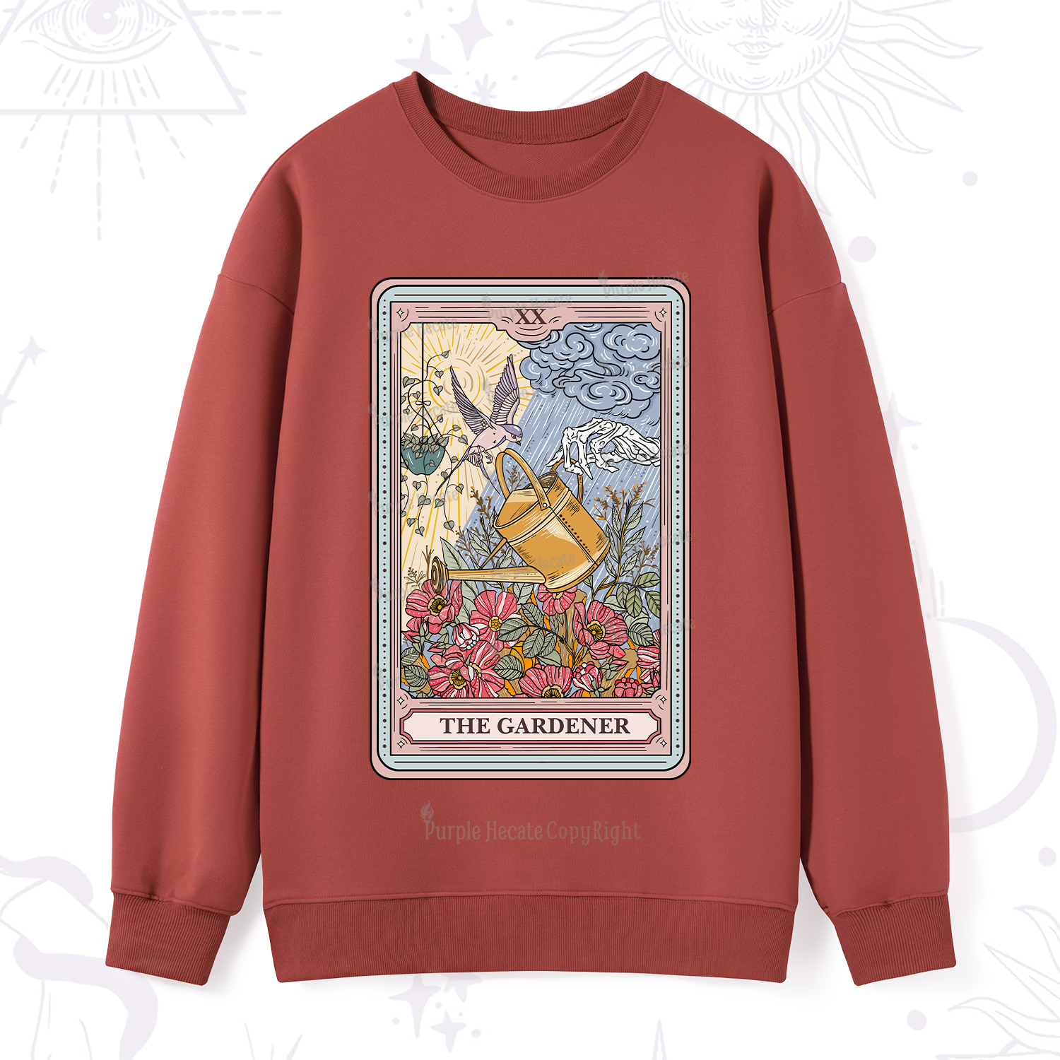 Purplehecate The Gardener Tarot Sweatshirt