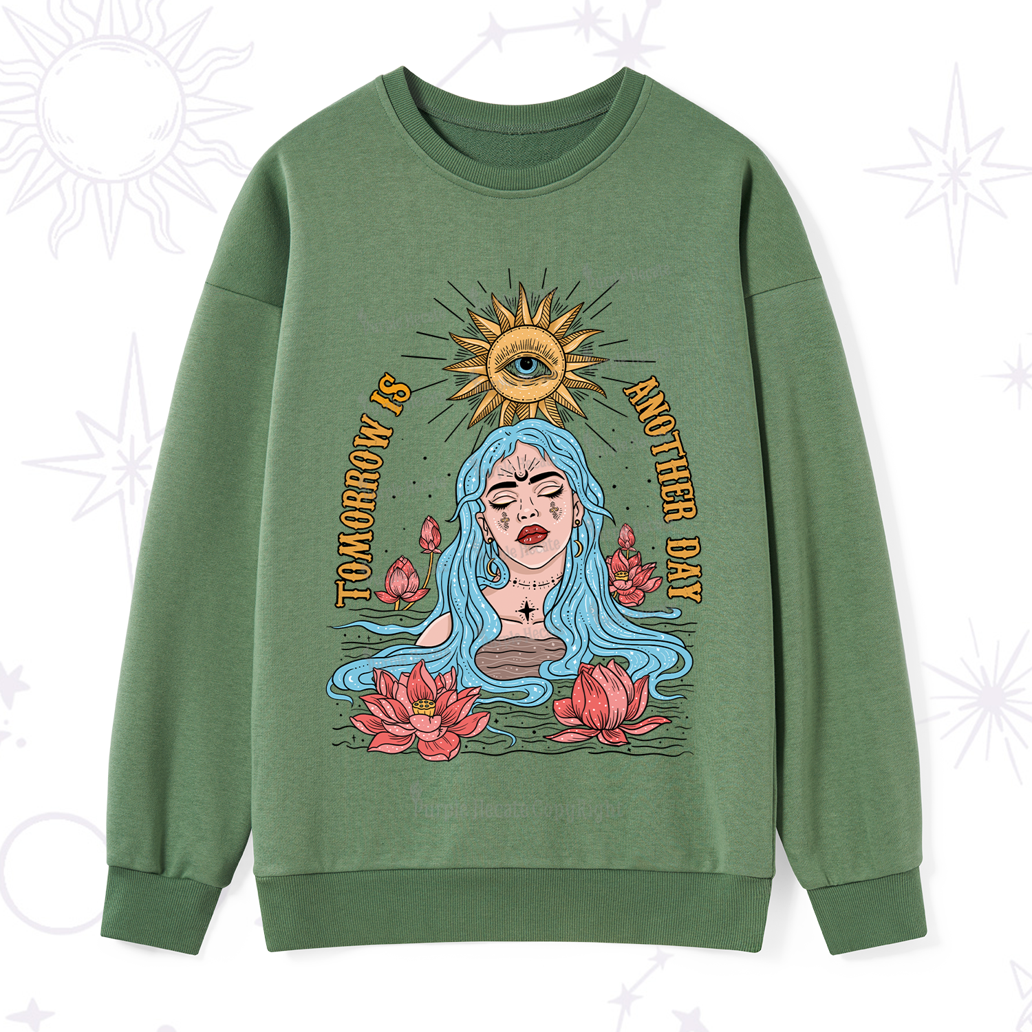 Purplehecate Tomorrow Is Another Day Sweatshirt