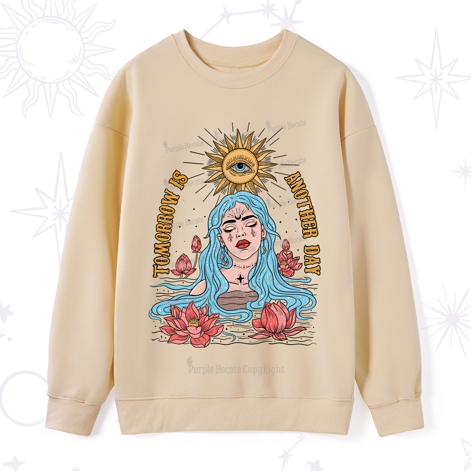 Purplehecate Tomorrow Is Another Day Sweatshirt
