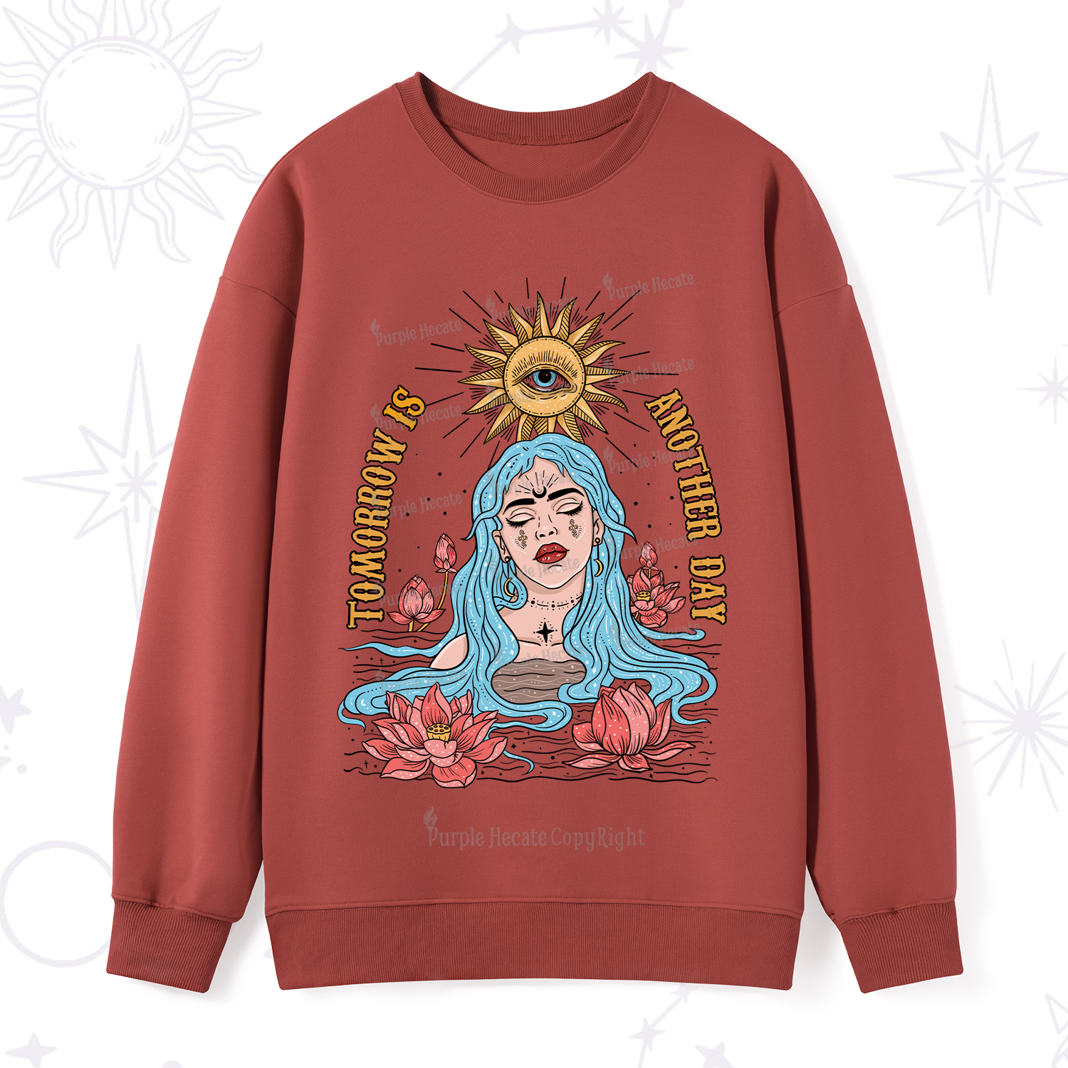 Purplehecate Tomorrow Is Another Day Sweatshirt