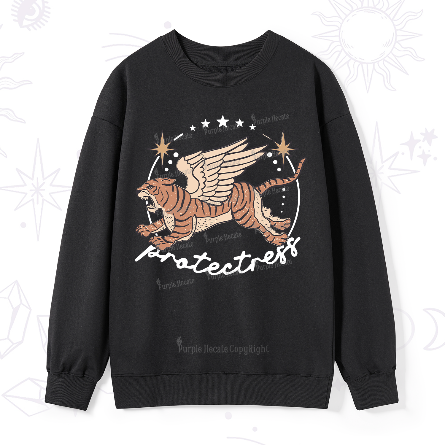 Purplehecate Protectress Sweatshirt