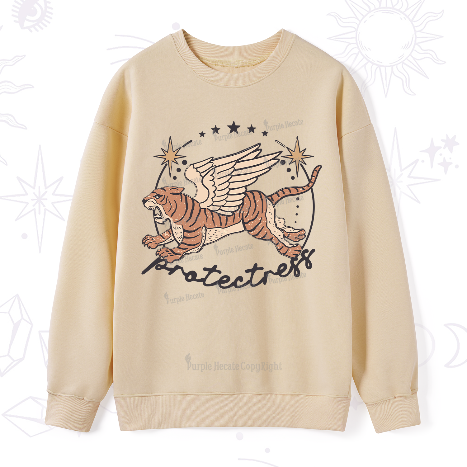 Purplehecate Protectress Sweatshirt