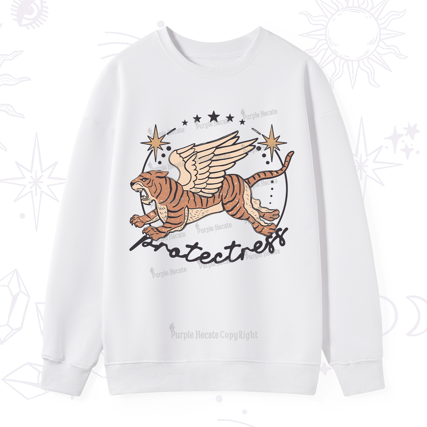 Purplehecate Protectress Sweatshirt