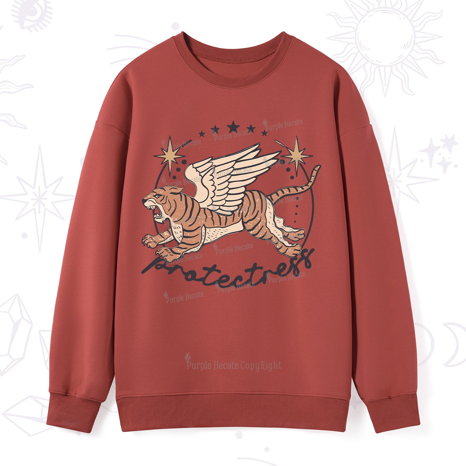 Purplehecate Protectress Sweatshirt