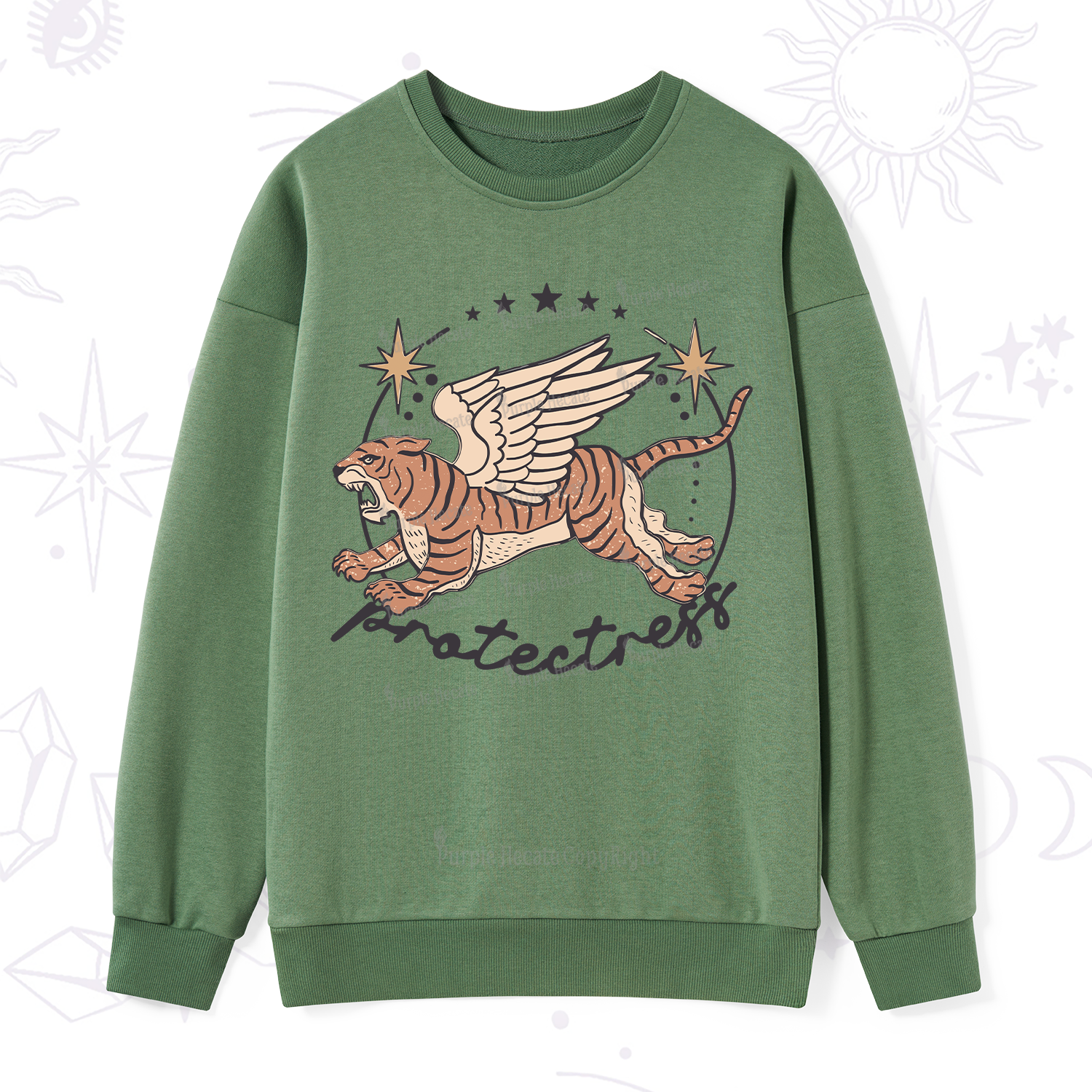 Purplehecate Protectress Sweatshirt