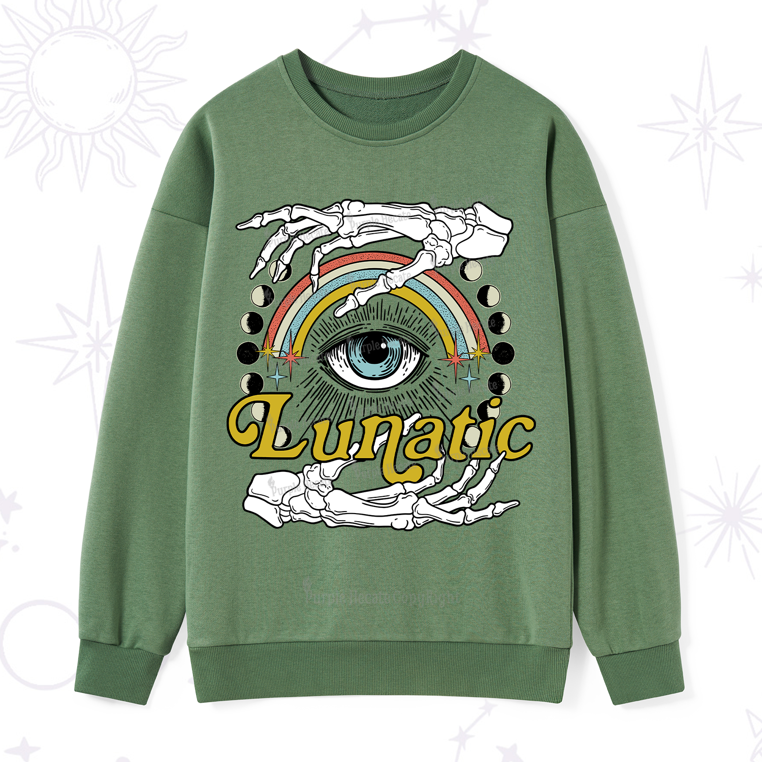 Purplehecate Lunatic Sweatshirt