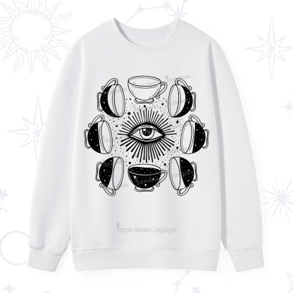 Purplehecate Moon Phase Coffee Sweatshirt