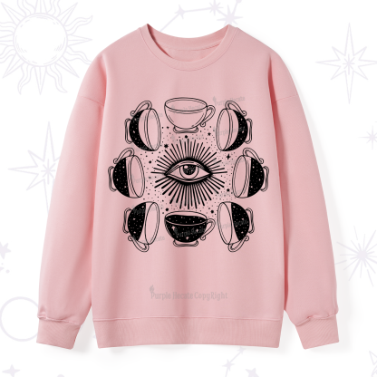 Purplehecate Moon Phase Coffee Sweatshirt