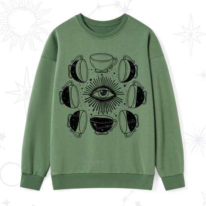 Purplehecate Moon Phase Coffee Sweatshirt