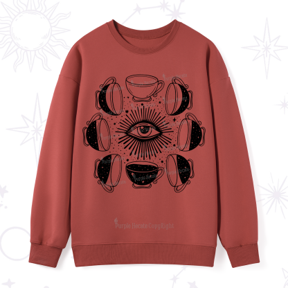 Purplehecate Moon Phase Coffee Sweatshirt