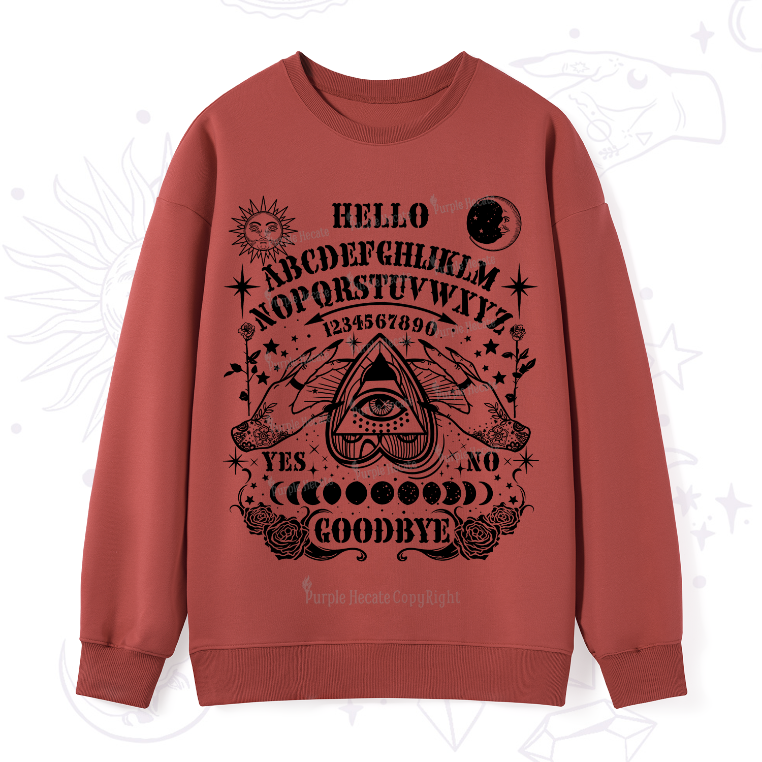 Purplehecate Hello Goodbye Sweatshirt