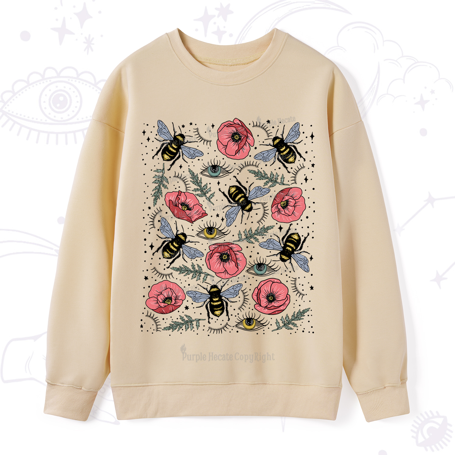 Purplehecate The Bee's Knees Sweatshirt