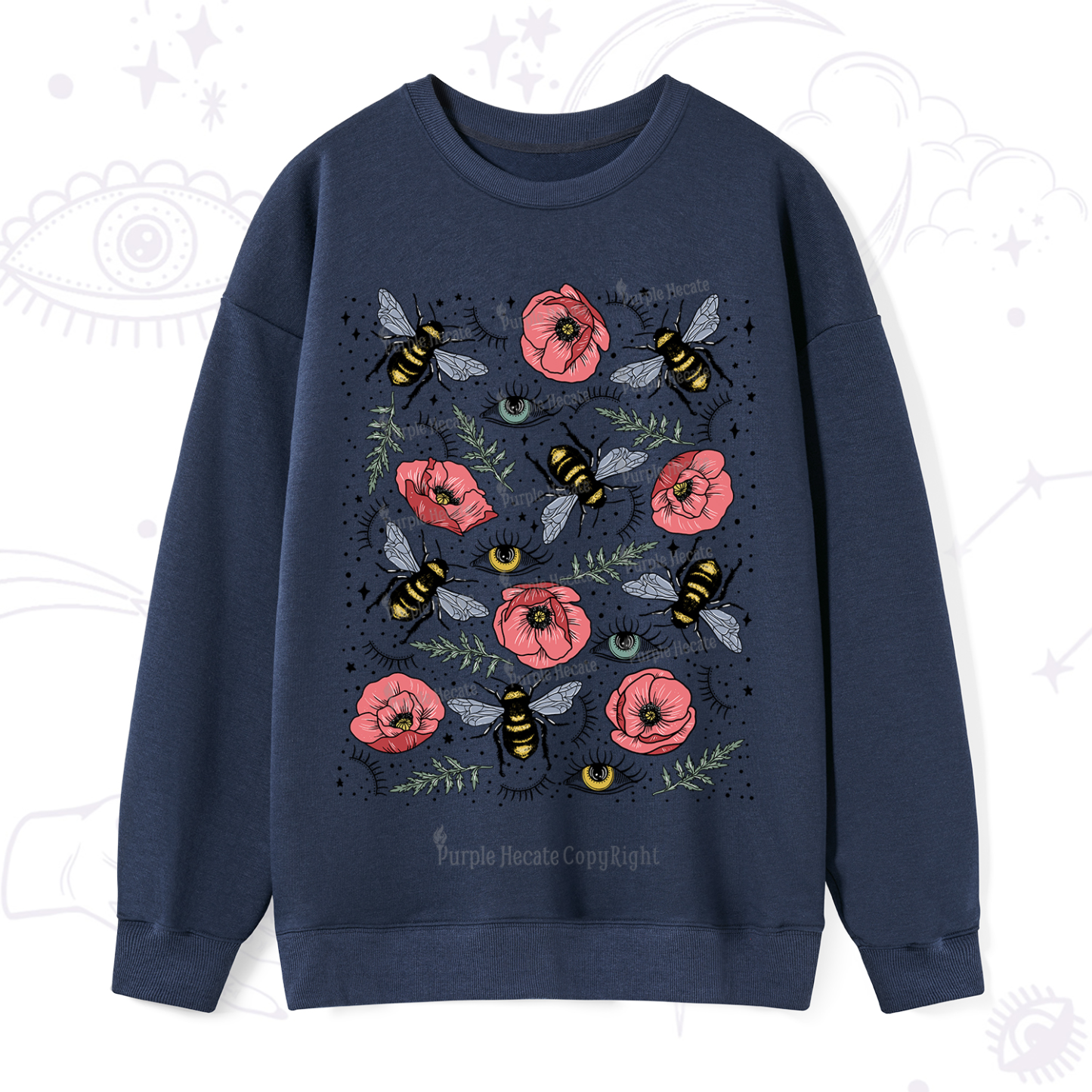 Purplehecate The Bee's Knees Sweatshirt